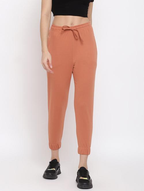 women solid mid rise jogger - 21762273 - Very Small Image - 1
