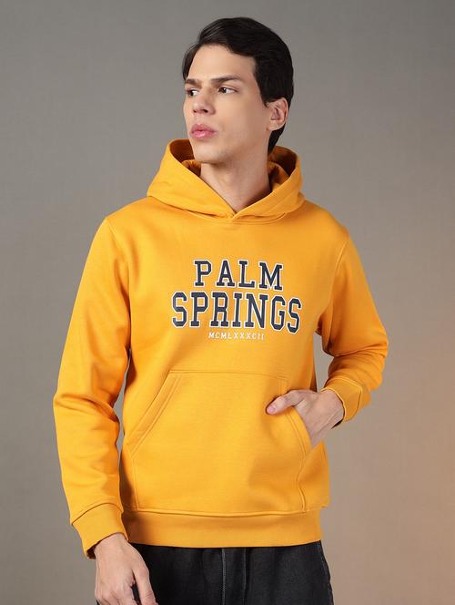 men printed long sleeves hooded sweatshirt - 21764962 - Very Small Image - 1