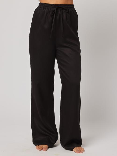 women solid high rise straight trouser - 21765094 - Very Small Image - 1
