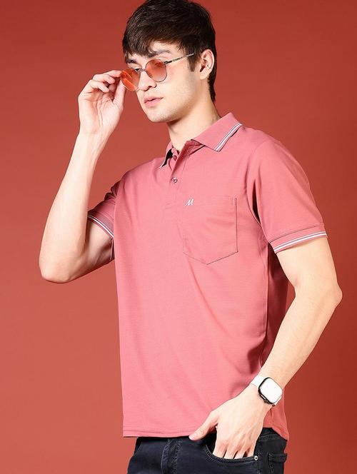 men solid short sleeve regular fit polo t-shirt - 21765579 - Very Small Image - 1