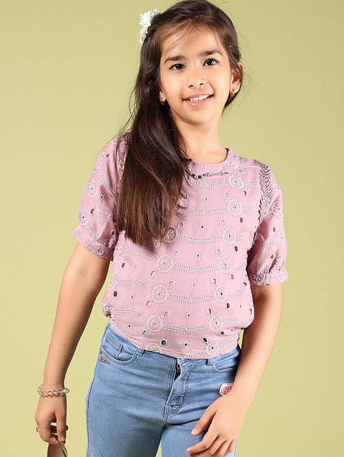 girls self designed short sleeve top - 21767173 - Very Small Image - 1