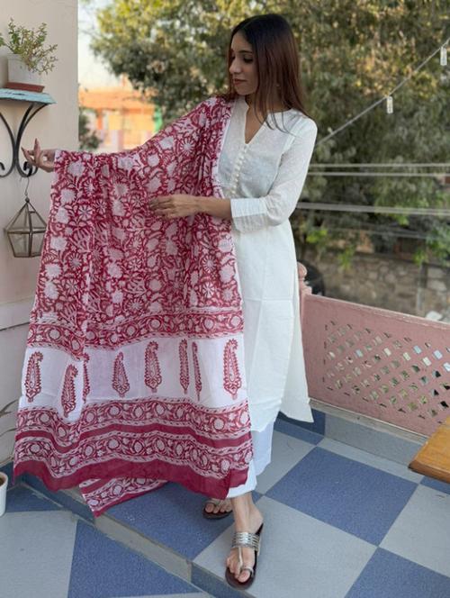 women floral printed dupatta - 21784791 - Very Small Image - 1