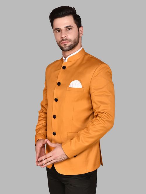 men long sleeves solid single breasted casual blazer - 21785899 - Very Small Image - 1