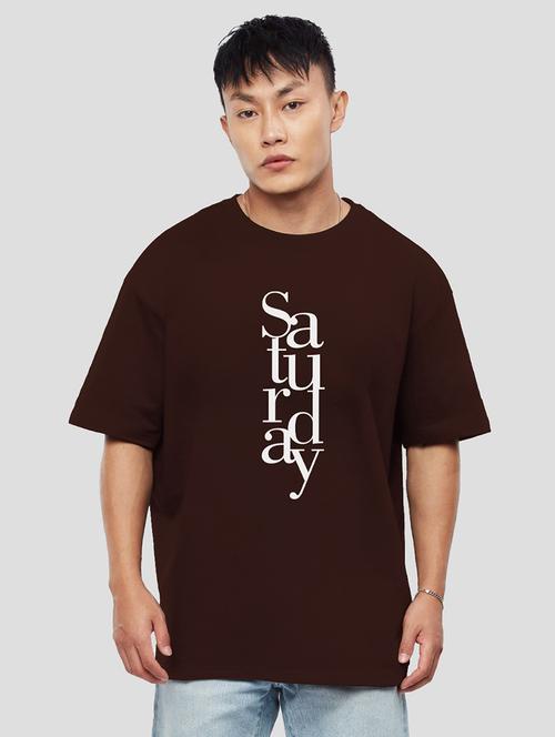 men typographic short sleeve oversized t-shirt - 21793794 - Very Small Image - 1