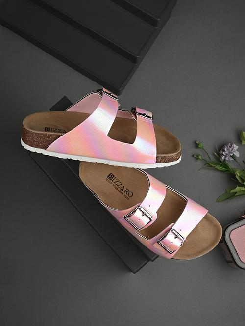 women pink slip on sandal - 21794265 - Very Small Image - 1