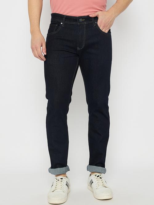 men solid mid rise slim fit jean - 21840055 - Very Small Image - 1