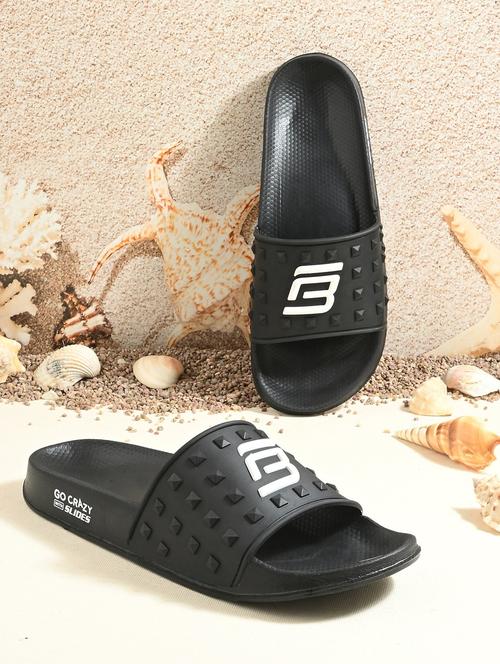 men black slip on slider - 21840081 - Very Small Image - 1
