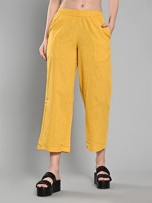 women solid mid rise culottes - 21840818 - Very Small Image - 1