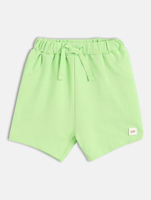 kids solid mid rise shorts - 21841092 - Very Small Image - 1
