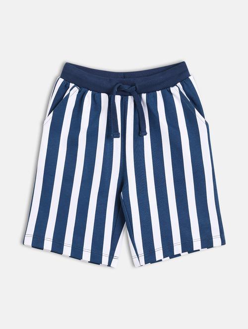 kids striped mid rise shorts - 21841094 - Very Small Image - 1