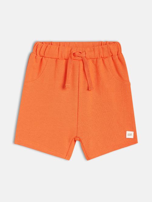 kids solid mid rise shorts - 21841098 - Very Small Image - 1
