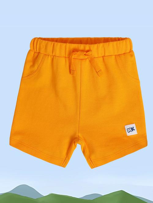 kids solid mid rise shorts - 21841106 - Very Small Image - 1