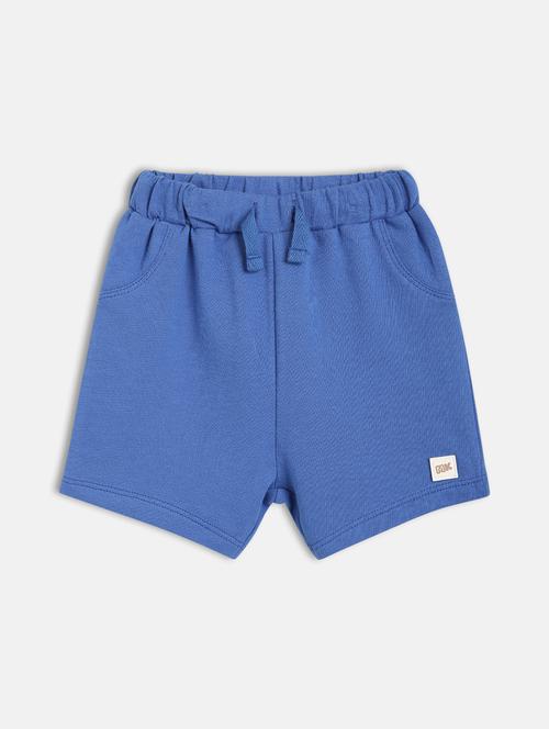 kids solid mid rise shorts - 21841118 - Very Small Image - 1