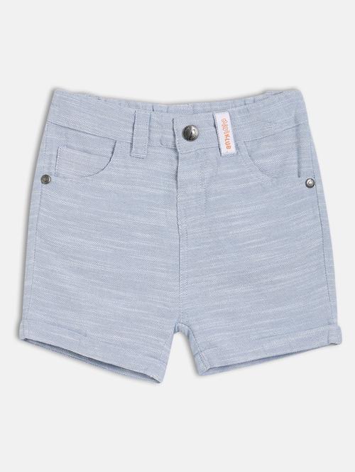 kids solid mid rise shorts - 21841122 - Very Small Image - 1