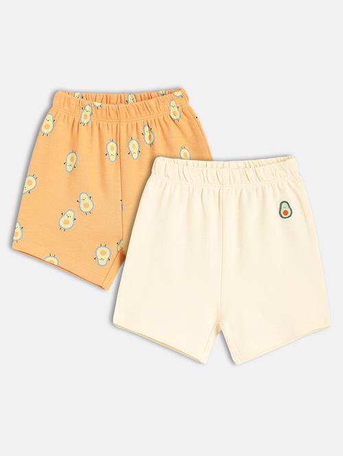 kids pack of 2 printed mid rise shorts - 21841124 - Very Small Image - 1