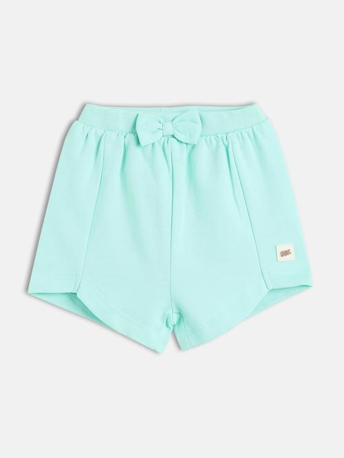 kids solid mid rise shorts - 21841126 - Very Small Image - 1