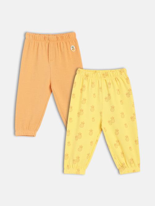 kids pack of 2 printed mid rise leggings - 21841206 - Very Small Image - 1