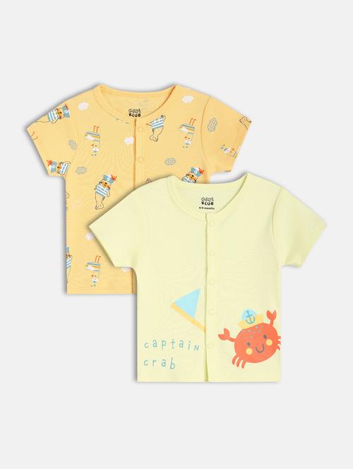 boys pack of 2 printed t-shirt - 21841275 - Very Small Image - 1