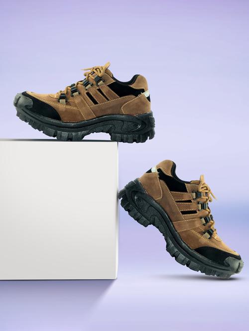 men brown lace up casual shoes - 21853508 - Very Small Image - 1