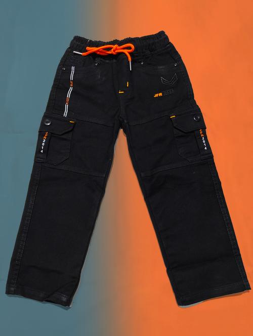 boys solid mid rise cargo - 21853767 - Very Small Image - 1