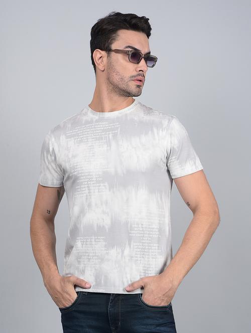 men printed short sleeve slim fit t-shirt - 21854783 - Very Small Image - 1