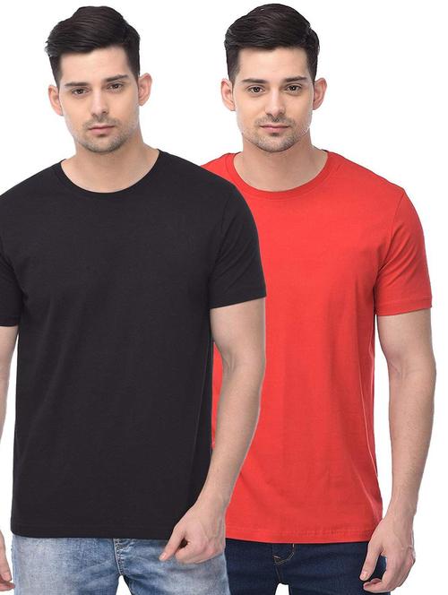 men pack of 2 round neck regular fit tshirt - 21901692 - Very Small Image - 1