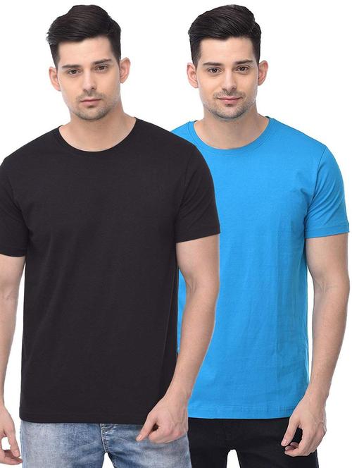 men pack of 2 round neck regular fit tshirt - 21901694 - Very Small Image - 1