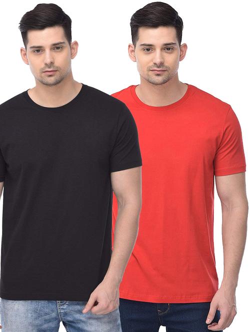 men pack of 2 round neck regular fit tshirt - 21902811 - Very Small Image - 1