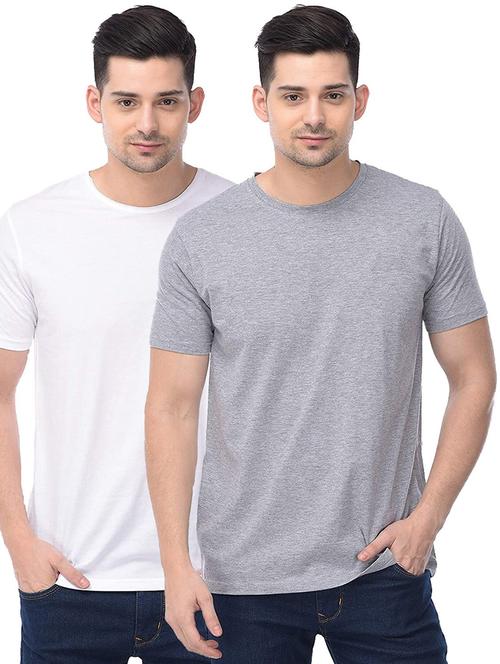 men pack of 2 round neck regular fit tshirt - 21902815 - Very Small Image - 1