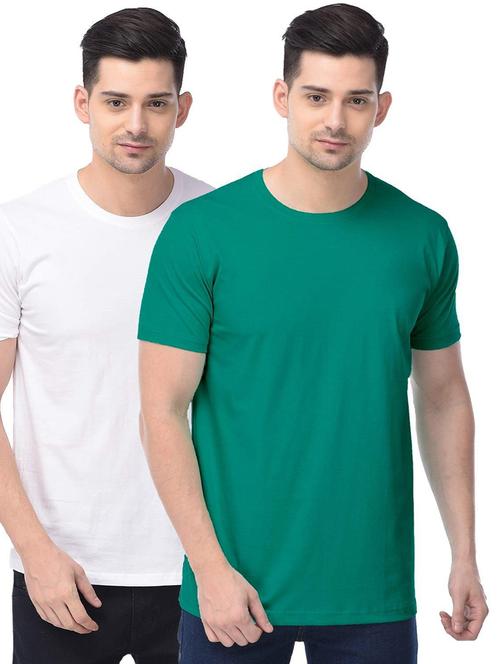 men pack of 2 round neck regular fit tshirt - 21902827 - Very Small Image - 1
