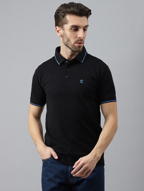 men solid short sleeves polo t-shirt - 21903318 - Very Small Image - 1