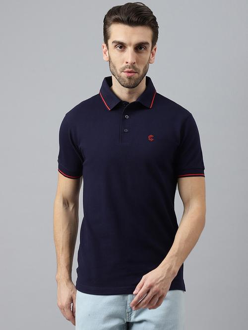 men solid short sleeve regular fit polo t-shirt - 21903322 - Very Small Image - 1