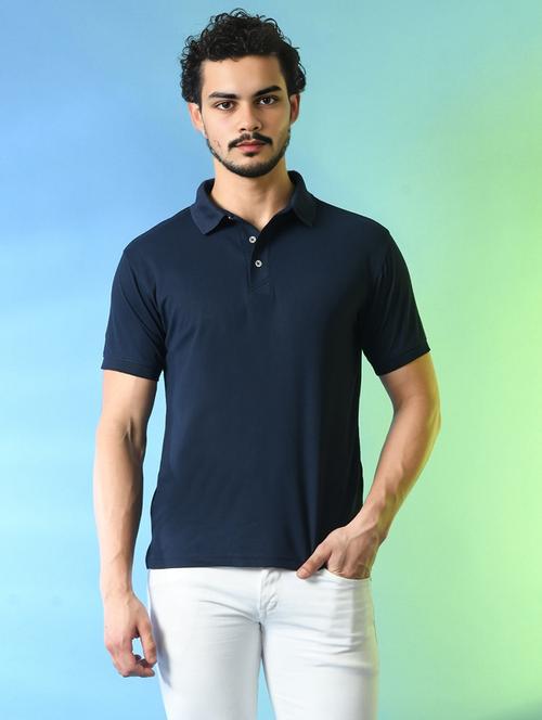 men solid short sleeve regualr fit polo t-shirt - 21908063 - Very Small Image - 1