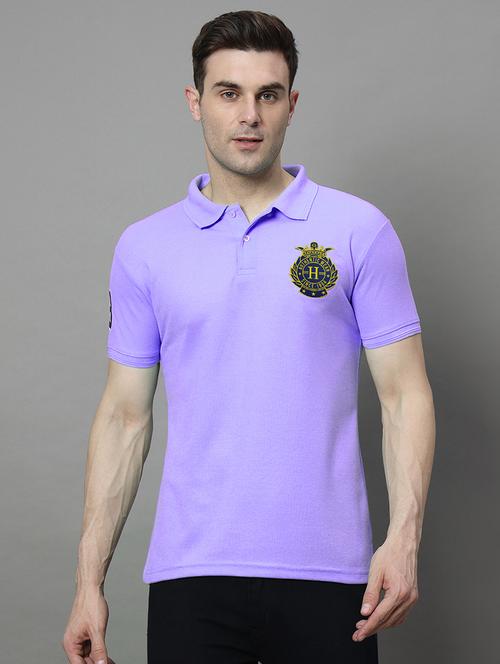 men solid short sleeve regualr fit polo t-shirt - 21908314 - Very Small Image - 1