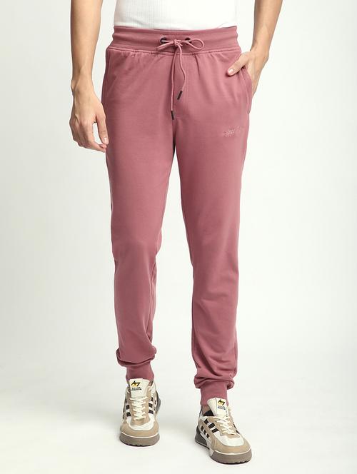 men solid mid rise regular fit jogger - 21908801 - Very Small Image - 1