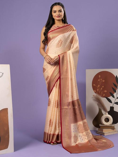 women printed casual wear saree with blouse - 21912351 - Very Small Image - 1