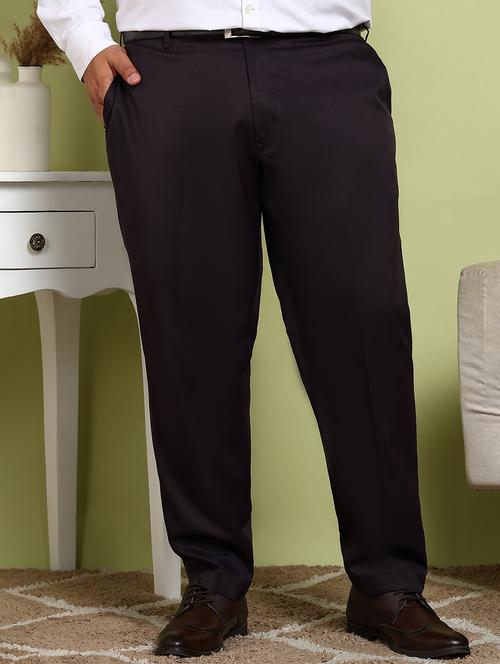 men plus size solid flat front formal trouser - 21914006 - Very Small Image - 1