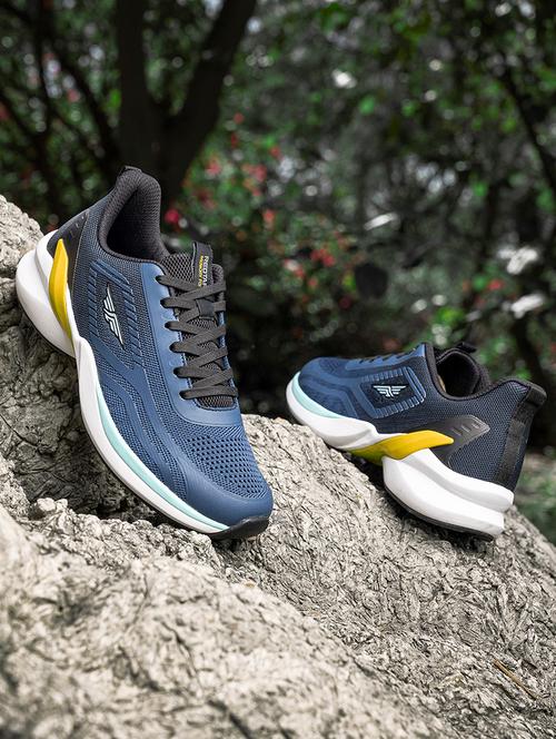 men blue lace up sport shoe - 21914033 - Very Small Image - 1