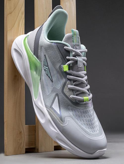 men grey lace up sport shoe - 21914065 - Very Small Image - 1