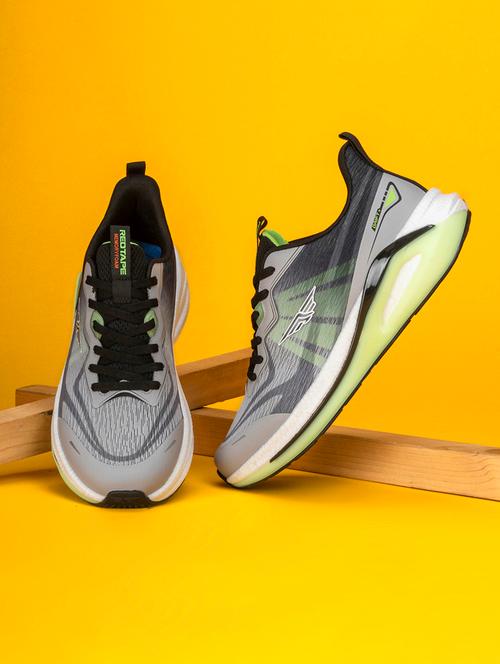 men grey lace up sport shoes - 21915259 - Very Small Image - 1