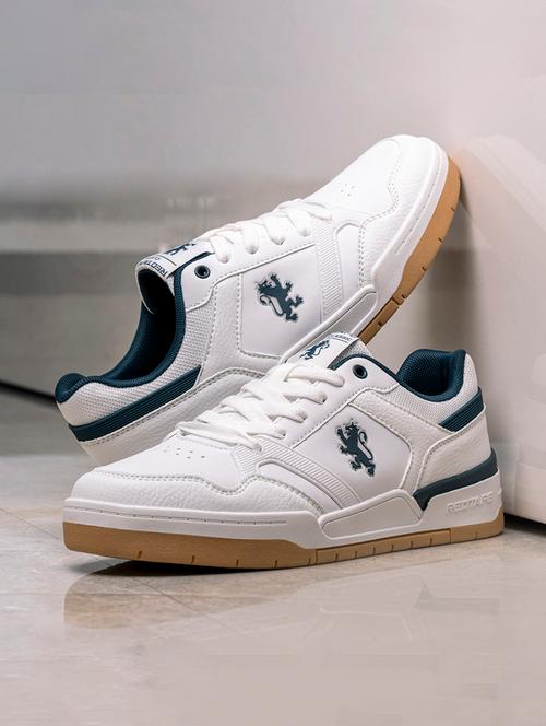 men white lace up sneaker - 21915506 - Very Small Image - 1