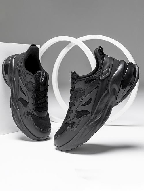 men black lace up sneaker - 21915559 - Very Small Image - 1