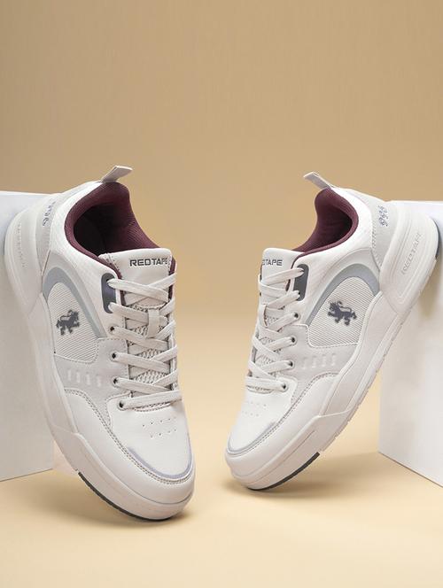 men white lace up sneaker - 21915815 - Very Small Image - 1