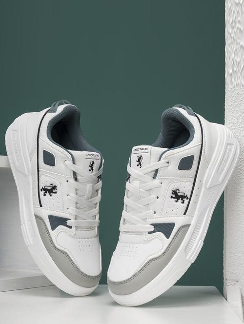 men white lace up sneaker - 21915822 - Very Small Image - 1