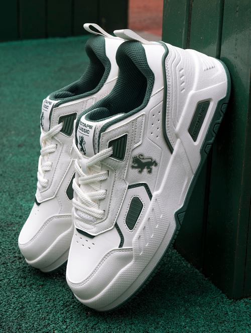 men white lace up sneaker - 21916014 - Very Small Image - 1