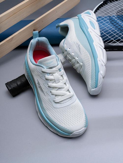 women white lace-up sports shoe - 21918059 - Very Small Image - 1