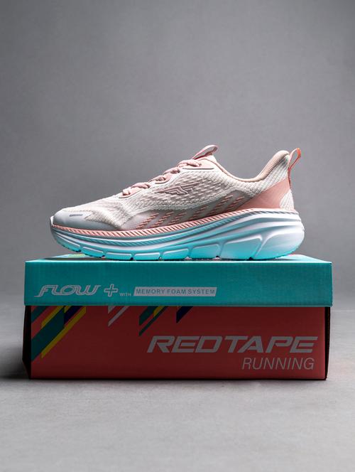 women peach lace-up sports shoe - 21918065 - Very Small Image - 1
