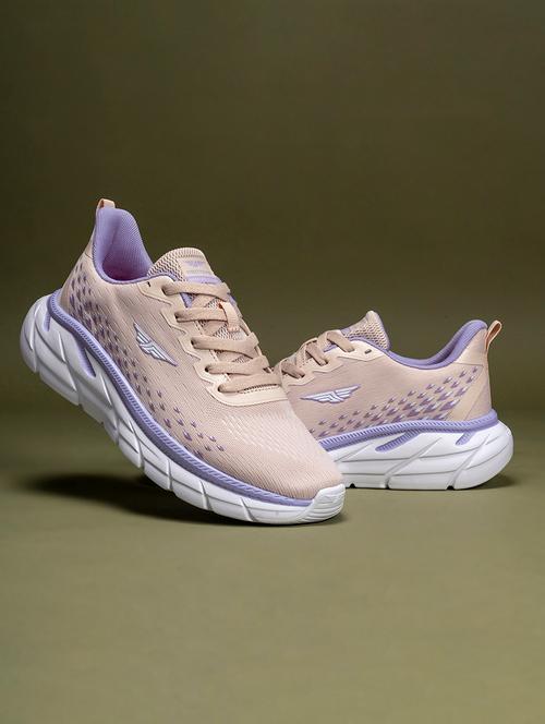 women peach lace-up sports shoe - 21918071 - Very Small Image - 1