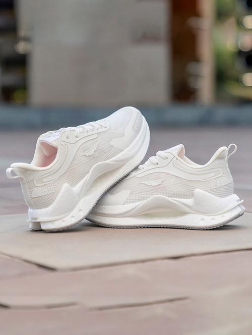 women white lace-up sports shoe - 21918107 - Very Small Image - 1