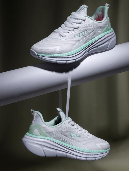 women white lace-up sports shoe - 21918155 - Very Small Image - 1